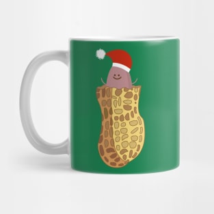 Baby peanut as Santa Claus Mug